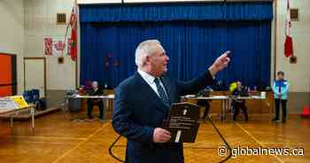 Ontario voters give Doug Ford, PCs third-straight majority government