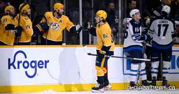 Win streak ends at 11 games as Winnipeg Jets fall in Nashville