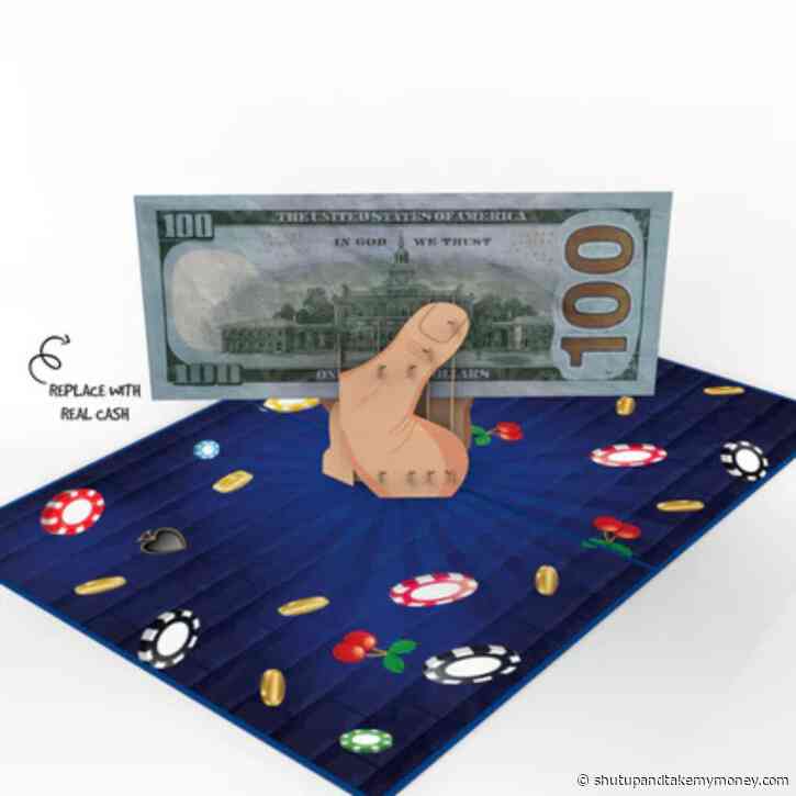 Hit the Jackpot! Inappropriate 3D Greeting Card