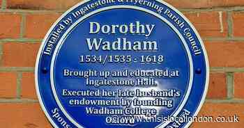 Blue plaque honouring 17th century trailblazer installed at train station
