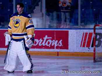 Saskatoon Blades back-up goalie Ethan McCallum getting heavy workload, and loving it