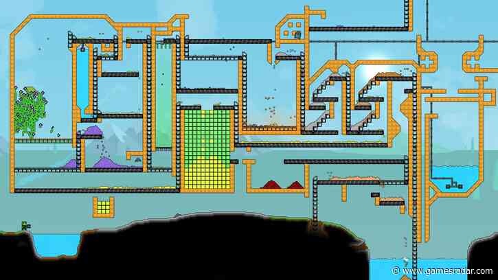 Palworld dev endorses this sand-powered sim that looks like Terraria with automation, which already has 97% positive reviews in Steam Next Fest