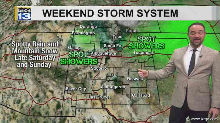 Warmer and breezier into the weekend