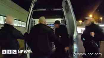 Arrest as police board plane at Manchester Airport