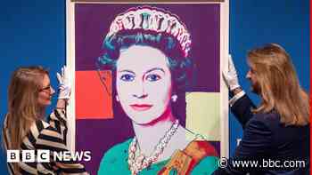 Warhol portrait of late Queen on show in Edinburgh
