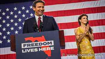 WATCH: Gov. DeSantis and wife Casey DeSantis hold news conference at FIU in Miami