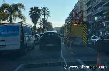 Un accident perturbe fortement la circulation sur la Promenade des Anglais à Nice