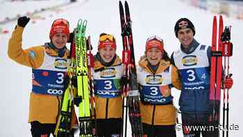 Angriff um Gold früh gescheitert: Deutsches Team kombiniert sich entspannt zu WM-Silber