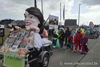 ’t Schoolke kleurt het dorp met bonte carnavalstoet
