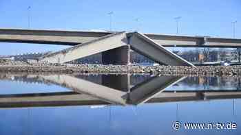 Spannungsrisskorrosion als Grund: Neuer Bruch im Stahl - erneut keine Elbschifffahrt an Carolabrücke