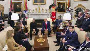 "Es ist einfach beschämend": Weltweites Entsetzen über eskaliertes Trump-Selenskyj-Gespräch