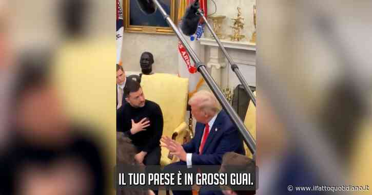 “Posso rispondere?”, “Hai parlato abbastanza”: Trump zittisce Zelensky nello Studio Ovale davanti ai cronisti. Il video