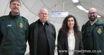 Tube passenger who went into cardiac arrest meets heroes who saved his life