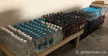 RCMP seize 200 bottles of liquor in northern Manitoba search