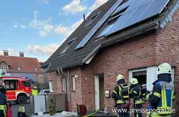 FW Dinslaken: Kellerbrand in einer Doppelhaushälfte