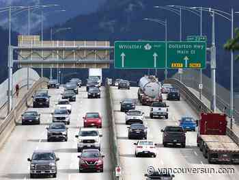Truck hits overpass at north end of Iron Workers Memorial Bridge