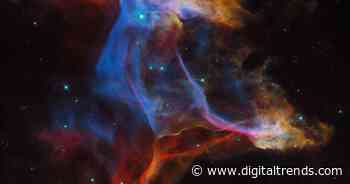 Beautiful Hubble image shows the stunning colors of the Veil Nebula