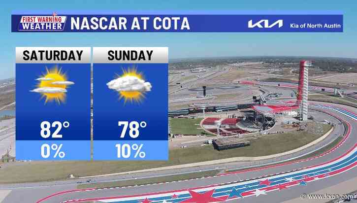 Clear night gives way to a warm weekend