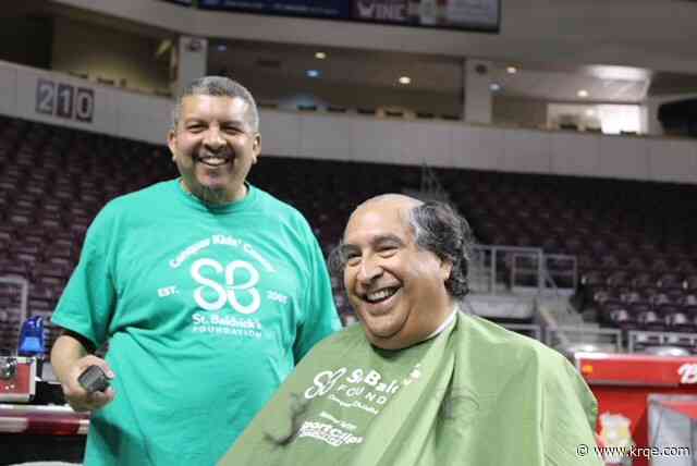 Local nurse shaves head to support children’s cancer research