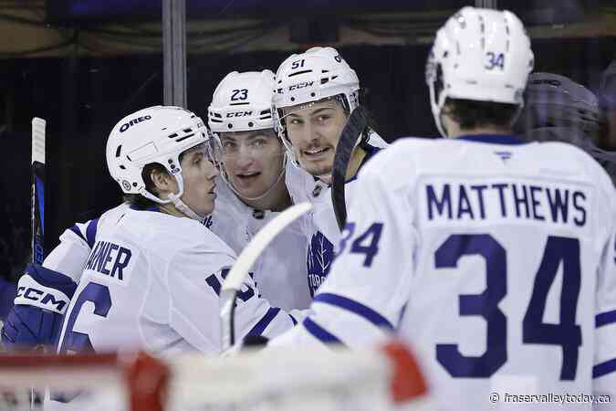 NHL roundup: Knies scores late as Maple Leafs beat Rangers 3-2