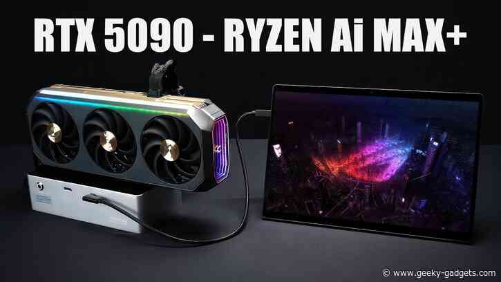 ASUS ROG Flow Z13 Tablet and RTX 5090 GPU : The Ultimate Portable Gaming Tablet Setup?