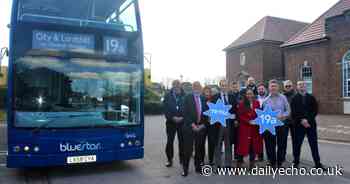 Bluestar celebrates launch of new Southampton bus service