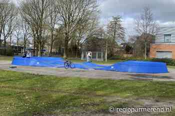 Pumptrack aan het Zwanebloem na twee maanden weer in gebruik