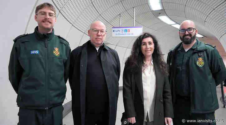 Survivor thanks heroes after cardiac arrest at Liverpool Street station