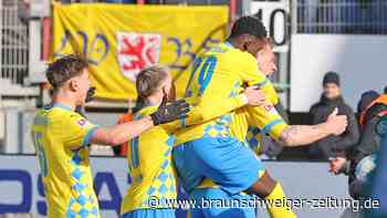 „Bricht alles heraus“: Eintracht Braunschweig punktet dank Polter