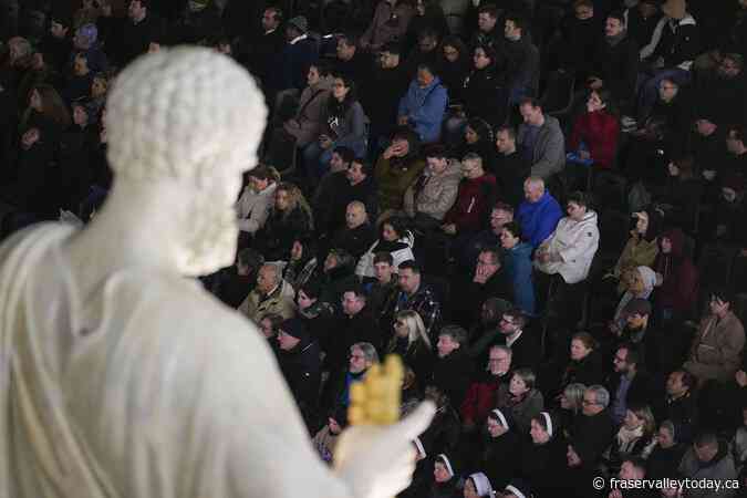 Pope Francis stable a day after respiratory crisis, Vatican says