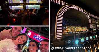 An evening at London's F1 Arcade - with racing, drinks, vibes and a great time
