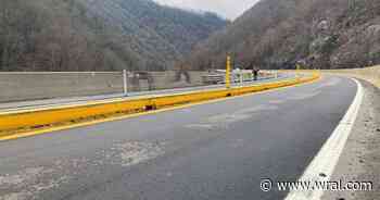 Five months later, NC to Tennessee connection is open, with limits