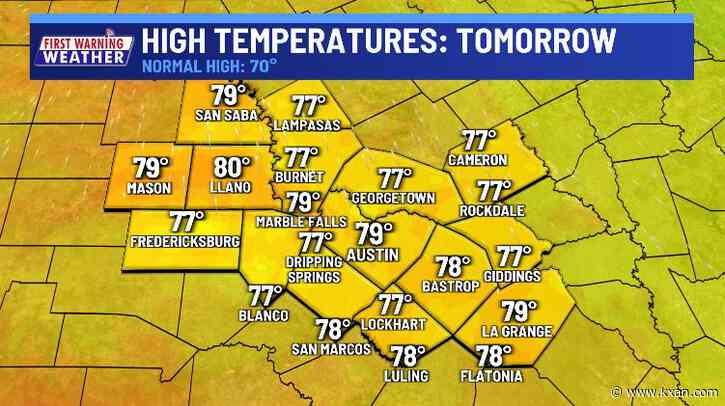 Milder temperatures set to continue next week
