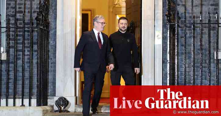 ‘You have full backing across the UK’: Zelenskyy leaves Downing Street after meeting with Starmer – as it happened