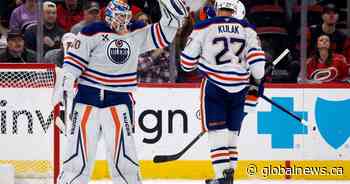Henrique, Perry help Oilers beat Hurricanes 3-1 to snap 5-game skid