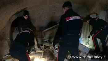 La droga per lo spaccio nascosta in cantina