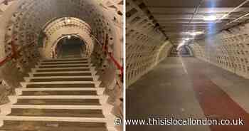 The London Tube station with a secret staircase and eery abandoned tunnels
