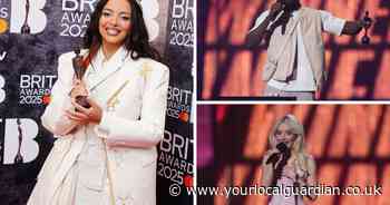 Full list of 2025 Brit Award winners - from Charli XCX to Sabrina Carpenter