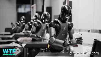 Two Robots Running the Same AI Working Together video