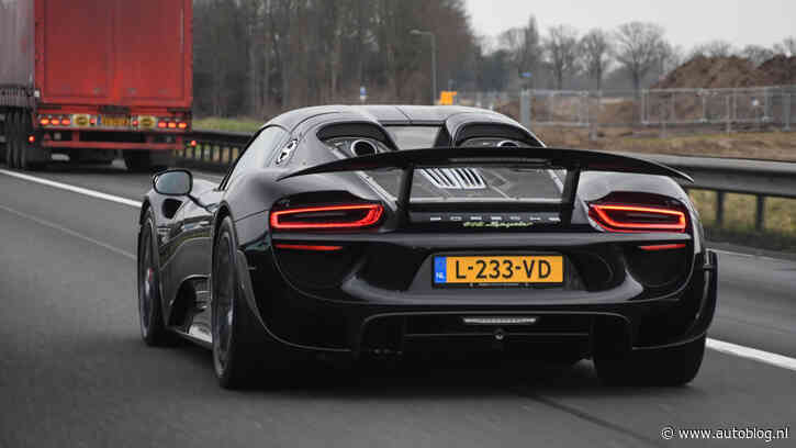 Zwarte 918 op Nederlands kenteken laat zich voor het eerst zien