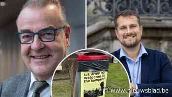Affiches over komst Amerikaanse militairen in Berlaar wekken golf van reacties op: “Dit is ongepast”