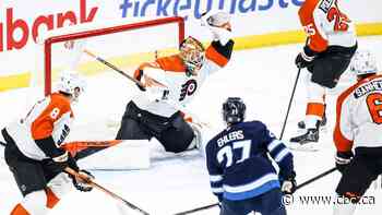Winnipeg Jets lose 2-1 in shootout against Philadelphia Flyers