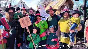 Faschingsumzug: Bei strahlendem Sonnenschein zeigen sich die Narren fantasievoll