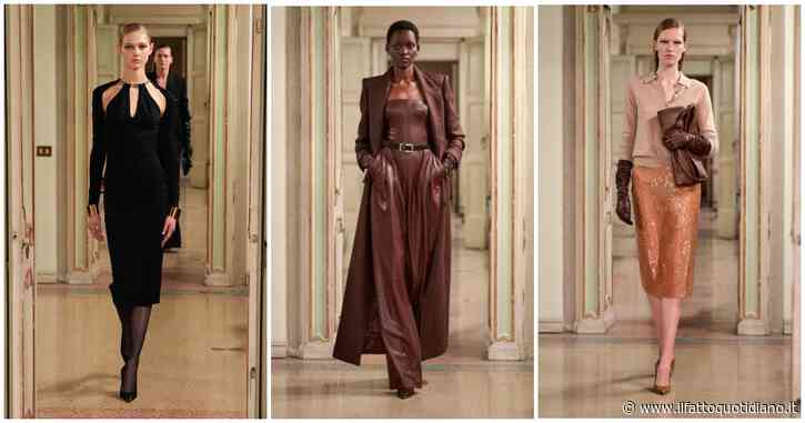 Milano Fashion Week, Elisabetta Franchi porta la sua donna “potente” nella “casa del Diavolo”: “Un luogo che racconta storie di opulenza e di audacia”