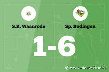 Waanrode dieper in de problemen na verlies tegen Budingen