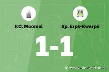 Moorsel en Erps-Kwerps verdelen de punten