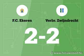 FC Ekeren sleept gelijkspel uit de brand in de thuiswedstrijd tegen V. Zwijndrecht