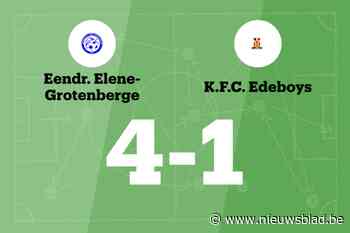 Eendracht Elene-Grotenberge B wint thuis van KFC Edeboys, mede dankzij twee treffers Bousard