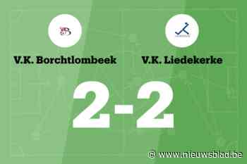Borchtlombeek B en Liedekerke B verdelen de punten