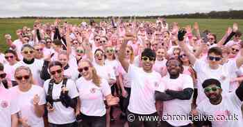 Northumbria University students host colour run for cancer charity at Newcastle Town Moor